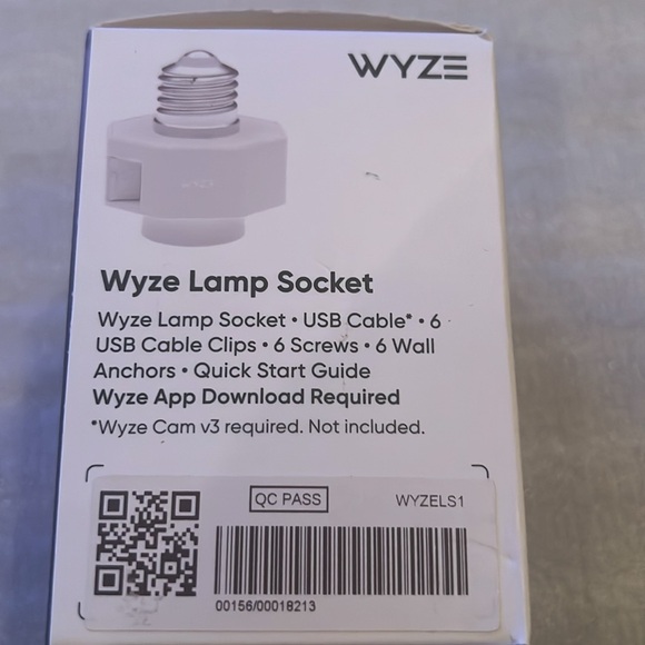 WYZE Lamp Socket Add-on - New‎ In Box - Picture 2 of 2